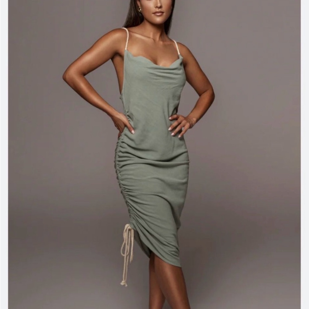 JLUXLABEL Sage Dress Medium NWT